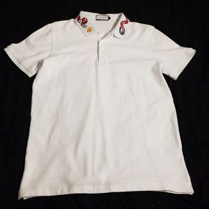 Snake collar polo
